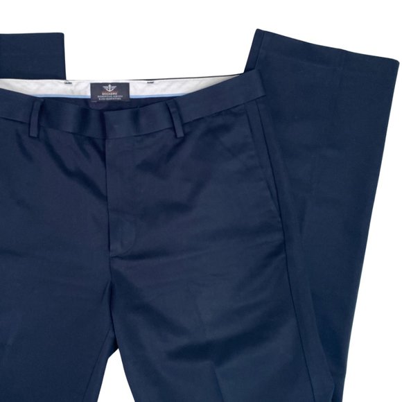 Dockers Essential Khaki Slim Fit Navy Blue 34/32 Men's Pants - Picture 6 of 9